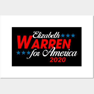 Vote Elizabeth Warren 2020 Democrat President Campaign Posters and Art